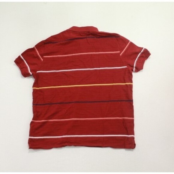 Ben Sherman Red Polo Shirt Striped Casual Size XL - Picture 7 of 8